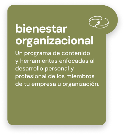 bienestar organizacional